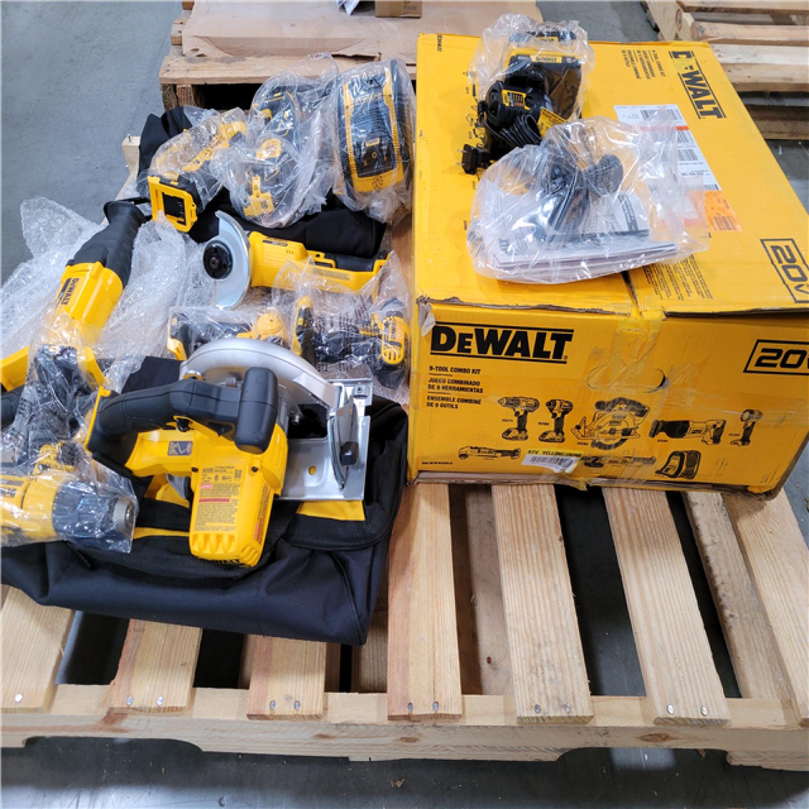 CALIFORNIA AS-IS DEWALT 9 TOOL COMBO KIT