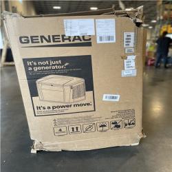 DALLAS LOCATION- AS-IS GENERAC 14kW Natural Gas or Propane Generator and 200 Amp Transfer Switch