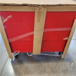 Phoenix LIKE NEW Milwaukee High Capacity 61 in. W x 22.1 in D 11-Drawer Mobile Workbench Cabinet with Solid Wood Top and Pegboard