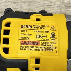 AS-IS DEWALT Atomic 20V Max Lithium-Ion Brushless Cordless Compact 1/4 in. Impact Driver Kit