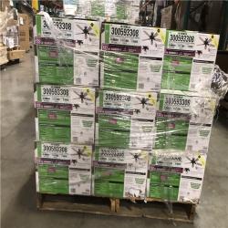 DALLAS LOCATION - Hunter Highbury II 52 In. LED Indoor Matte Black Ceiling Fan With Light Kit PALLET-(16 UNITS)