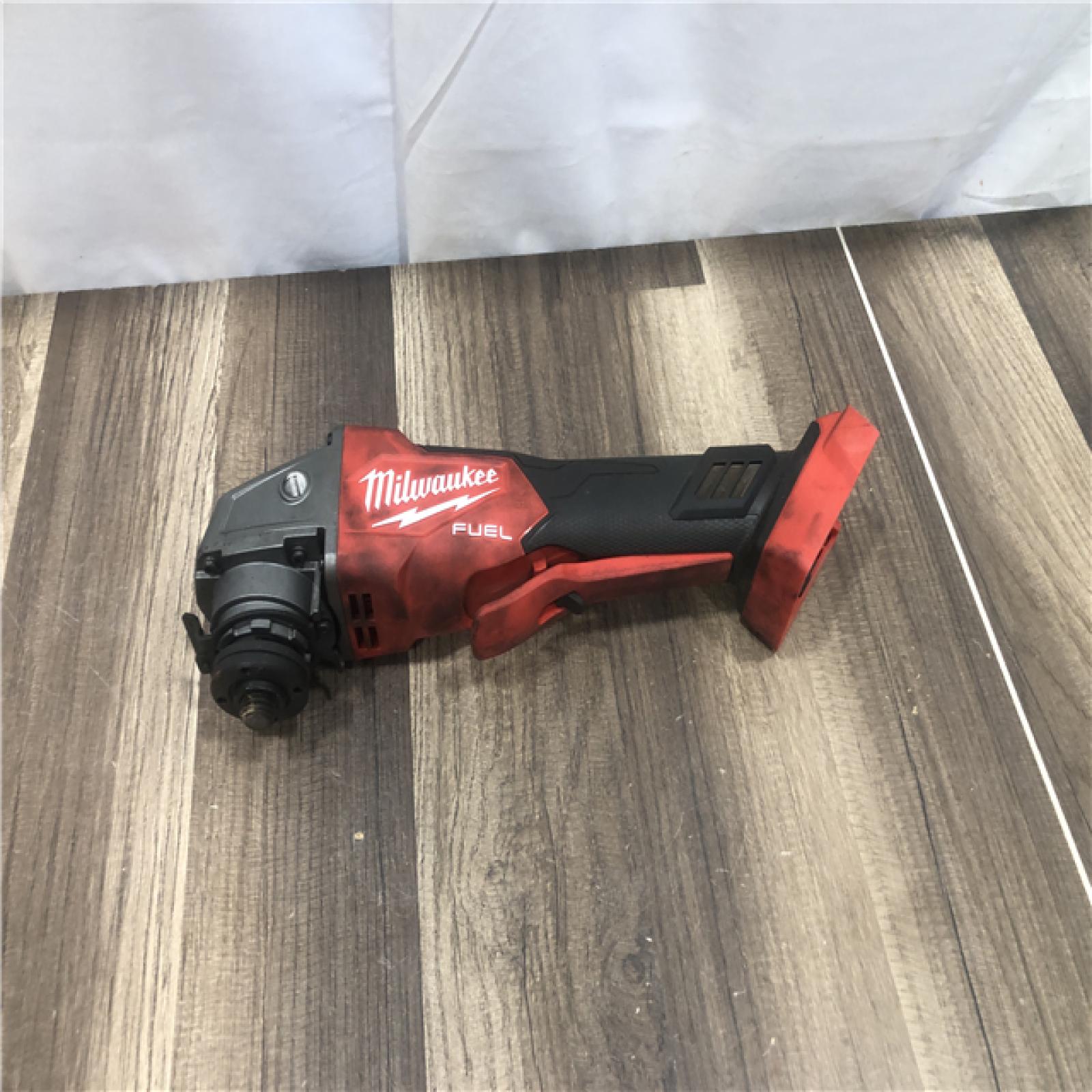 AS-IS Milwaukee FUEL 18V Lithium-Ion Brushless Cordless 4-1/2 in./5 in. Grinder with Variable Speed & Paddle Switch (Tool-Only)