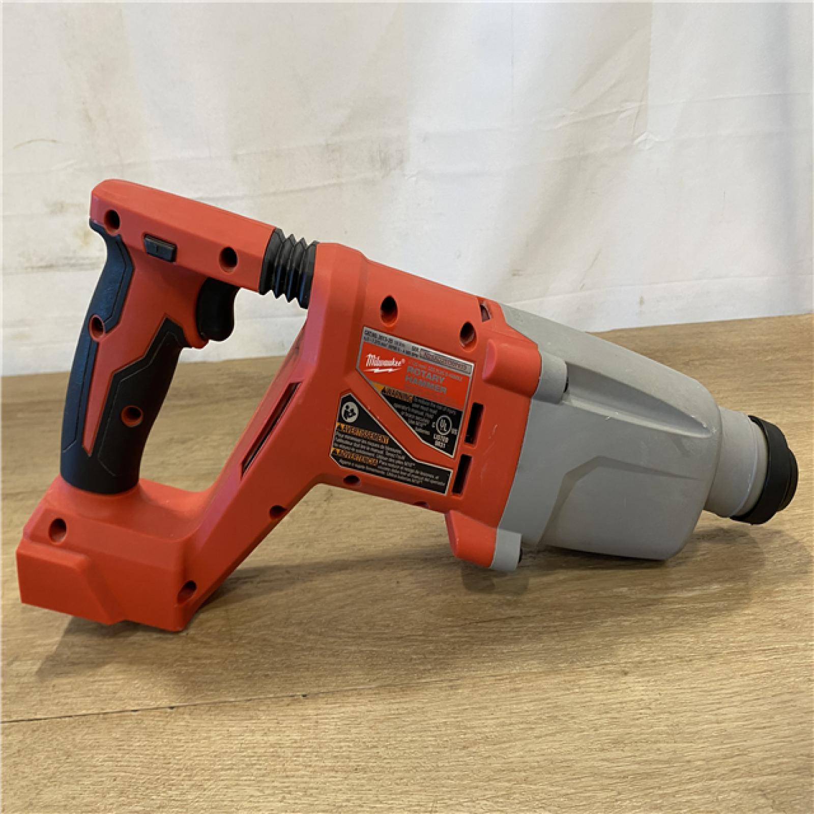 AS-IS Milwaukee 18V Lithium-Ion Brushless Cordless 1 in. SDS-Plus D-Handle Rotary Hammer (Tool-Only)