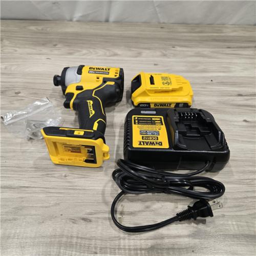AS-IS DeWALT ATOMIC 20V MAX Cordless Compact Impact Driver Kit