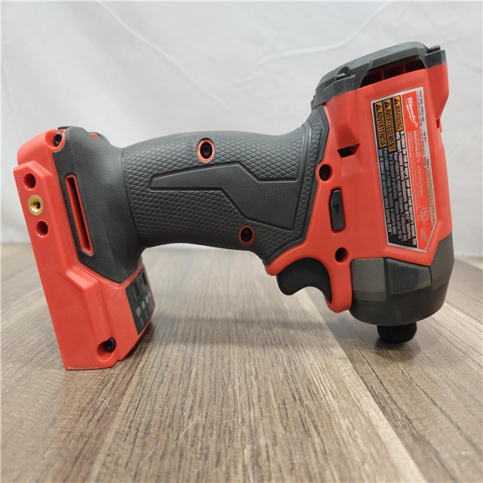 AS-IS- Milwaukee 18V Lithium-Ion Brushless Cordless 1/4 Hex Impact Driver (Tool-Only)
