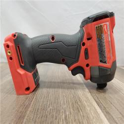 AS-IS- Milwaukee 18V Lithium-Ion Brushless Cordless 1/4 Hex Impact Driver (Tool-Only)
