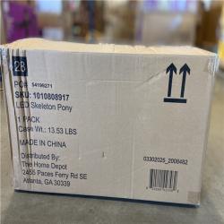 DALLAS LOCATION - Home Accents Holiday 5.5 ft Grave & Bones LED Skeleton Pony