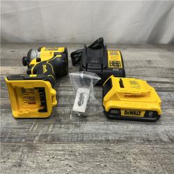 AS-IS DEWALT Atomic 20V Max Lithium-Ion Brushless Cordless Compact 1/4 in. Impact Driver Kit