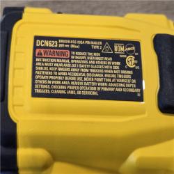 AS-IS DEWALT ATOMIC 20V MAX Lithium Ion Cordless 23 Gauge Pin Nailer Kit