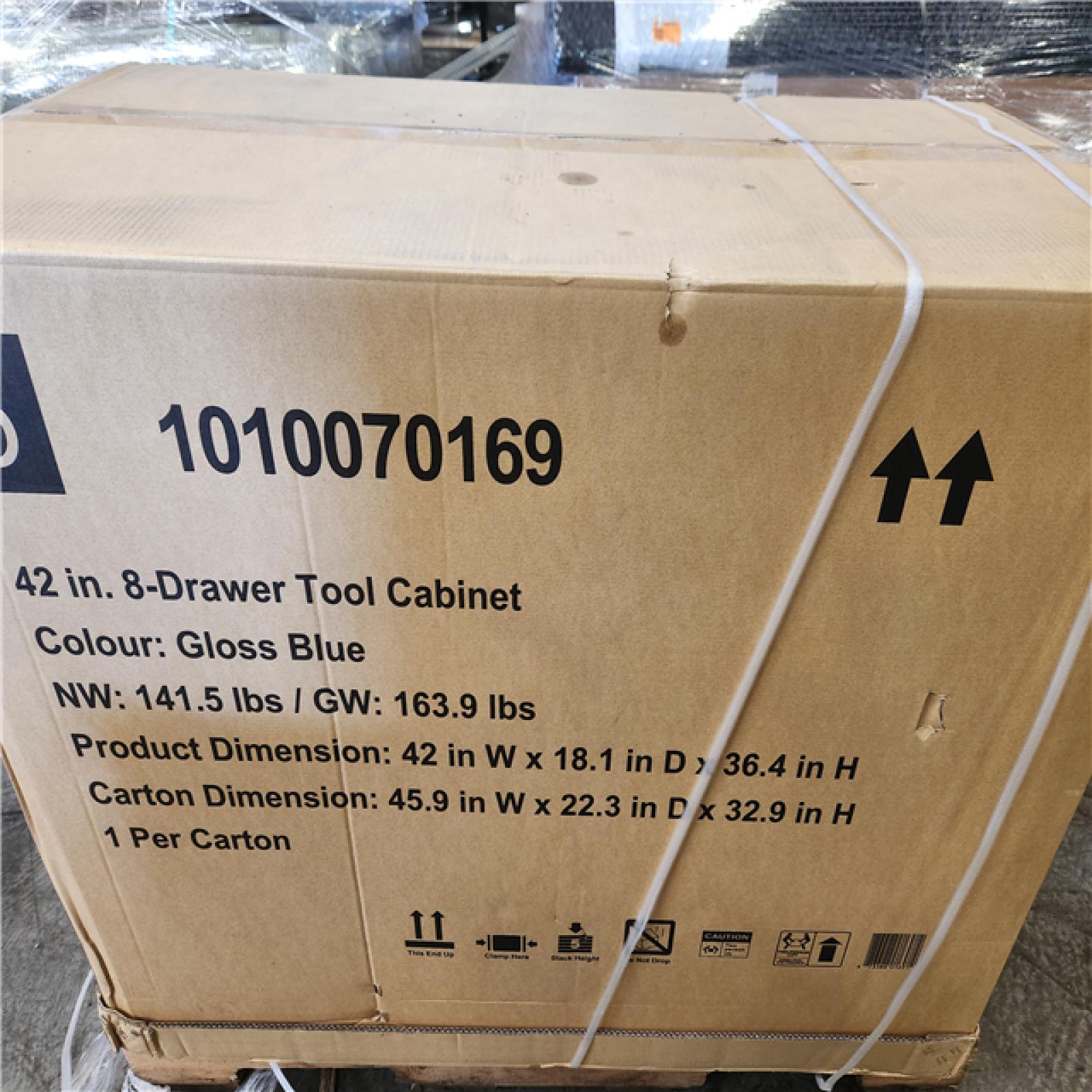 Phoenix NEW Husky Standard Duty 42 in. x 18 in. D 12-Drawer Blue Rolling Tool Chest Combo (SEALED)