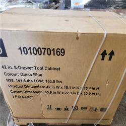 Phoenix NEW Husky Standard Duty 42 in. x 18 in. D 12-Drawer Blue Rolling Tool Chest Combo (SEALED)