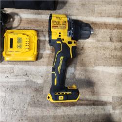 HOUSTON LOCATION - AS - IS DEWALT Atomic 20V Lithium-Ion Cordless Compact 1/2 in. Drill/Driver Kit