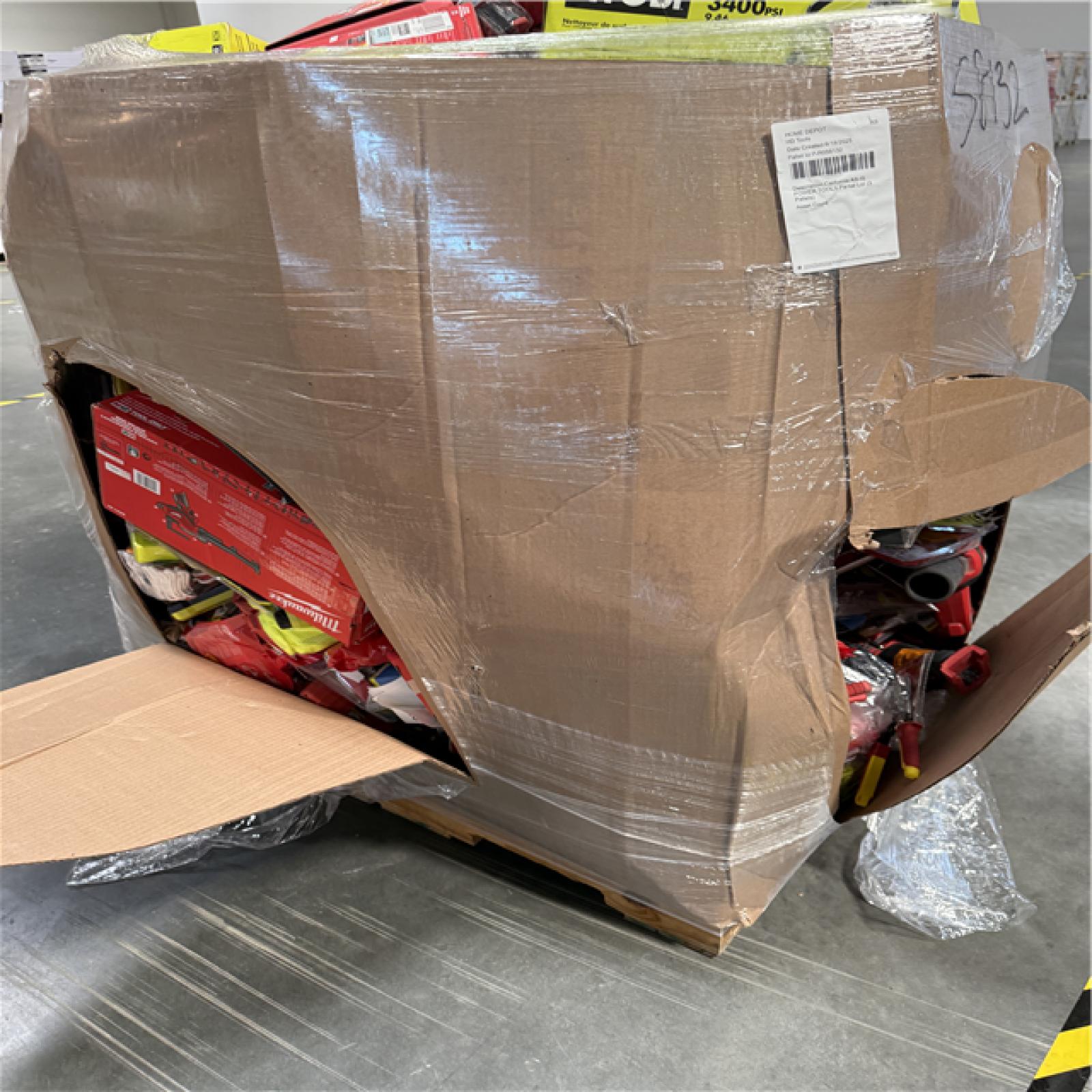 California AS-IS POWER TOOLS Partial Lot (3 Pallets) P-R058132