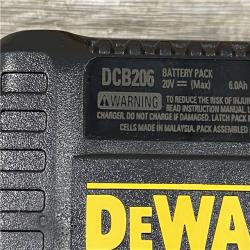 AS-IS DEWALT 20V MAX Lithium-Ion 6.0Ah Battery (2-Pack)