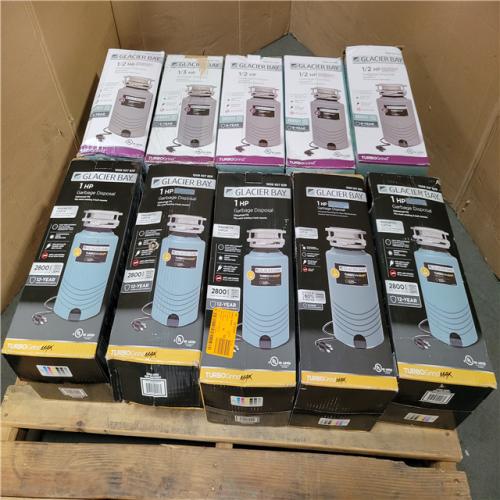 California NEW Glacier Bay Garbage Disosal (10 pieces)