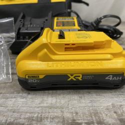 AS-IS DEWALT 20V XR Lithium-Ion Cordless Brushless 1/2 in. Drill/Driver Kit