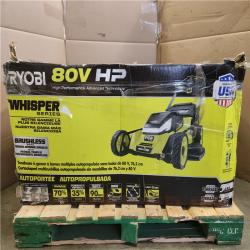 Phoenix NEW RYOBI 80V HP Brushless Battery Cordless Electric 30 in. Multi-Blade Lawn Mower with Battery and Charger