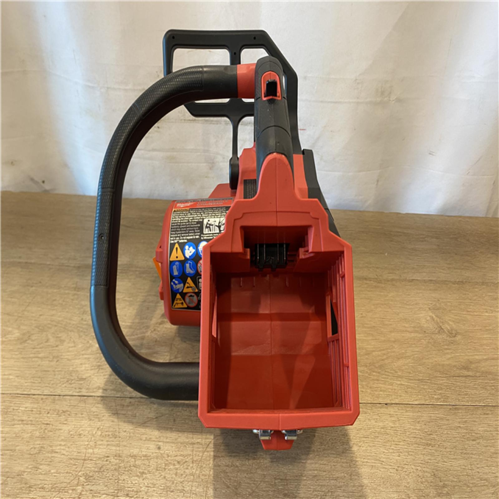 AS-IS Milwaukee FUEL 14 in. 18V Lithium-Ion Brushless Cordless Battery Top Handle Chainsaw (Tool Only)