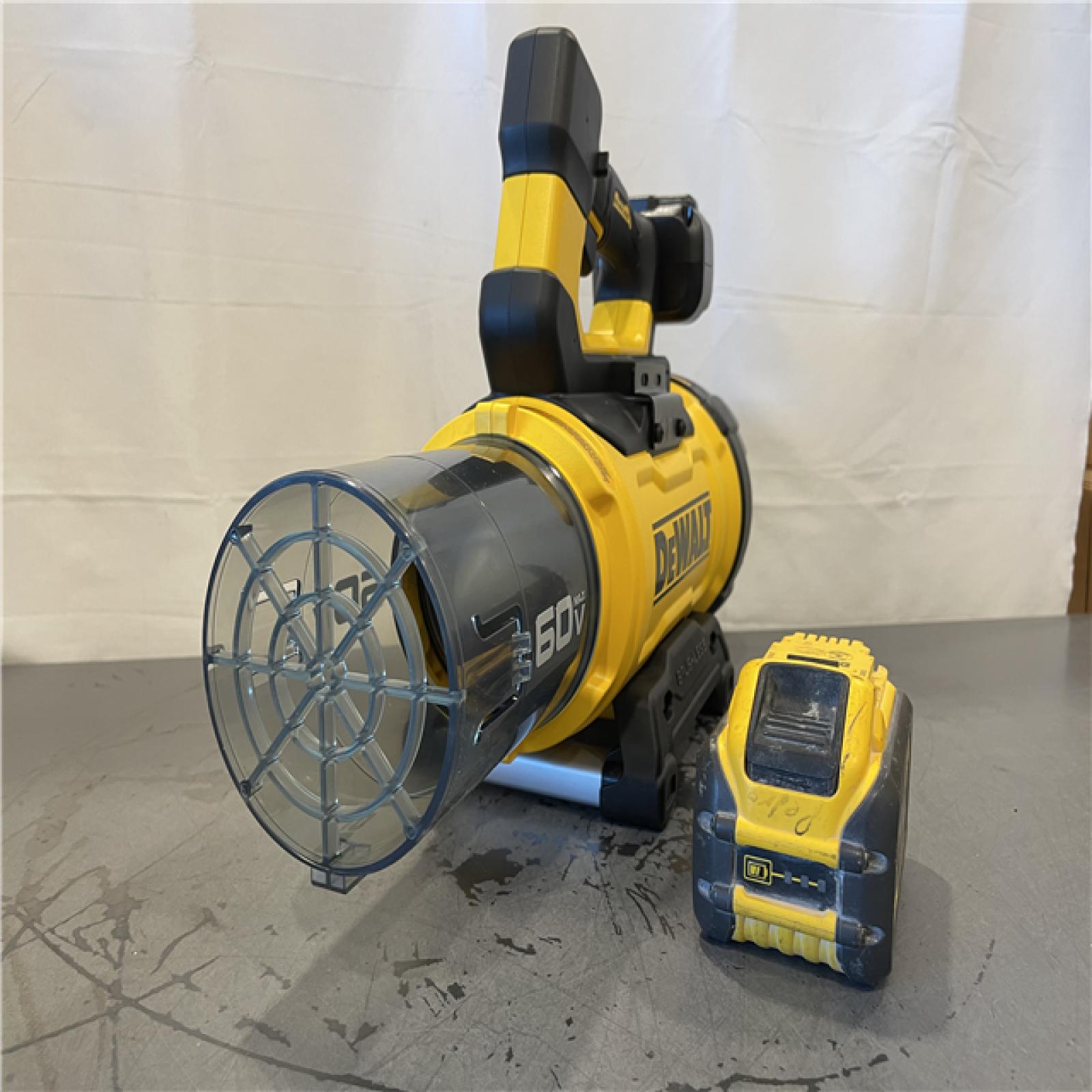 AS-IS - DEWALT FLEXVOLT 60V MAX 160 MPH 760 CFM Brushless Cordless Axial Blower Kit