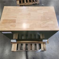 Phoenix Husky 46 in. W x 18.1 in. D 9-Drawer Army Green Mobile Workbench Cabinet with Solid Wood Top