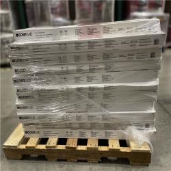 DALLAS LOCATION- Superslide 5 Ft. To 8 Ft. Metal White Closet Organizer Kit With Adjustable Shelving PALLET-(21 UNITS)