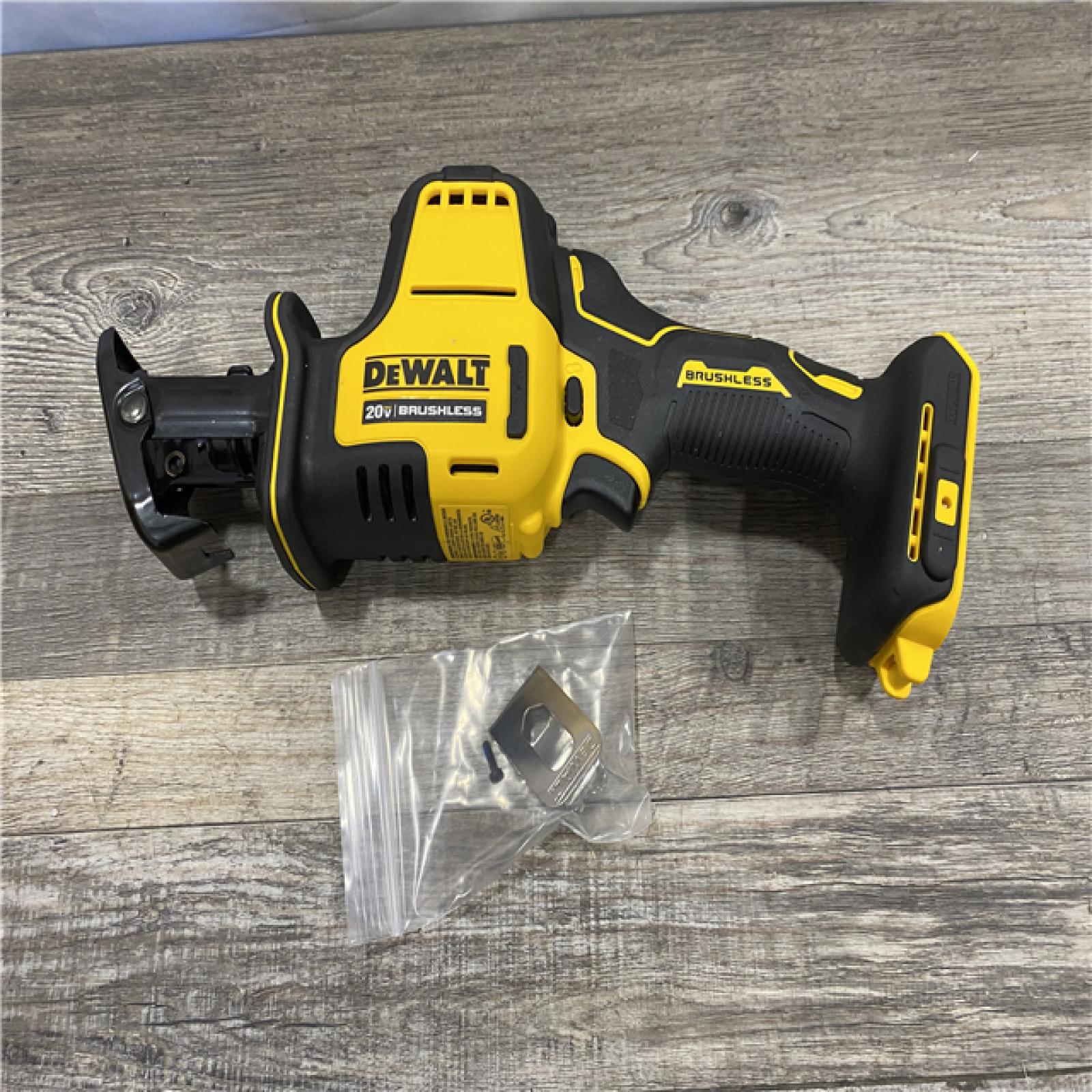 AS-IS DEWALT ATOMIC 20V MAX Cordless Brushless Compact Reciprocating Saw (Tool Only)