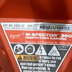 AS-IS Milwaukee 12V Lithium-Ion Cordless M-SPECTOR 360-Degree 4 ft. Inspection Camera Kit