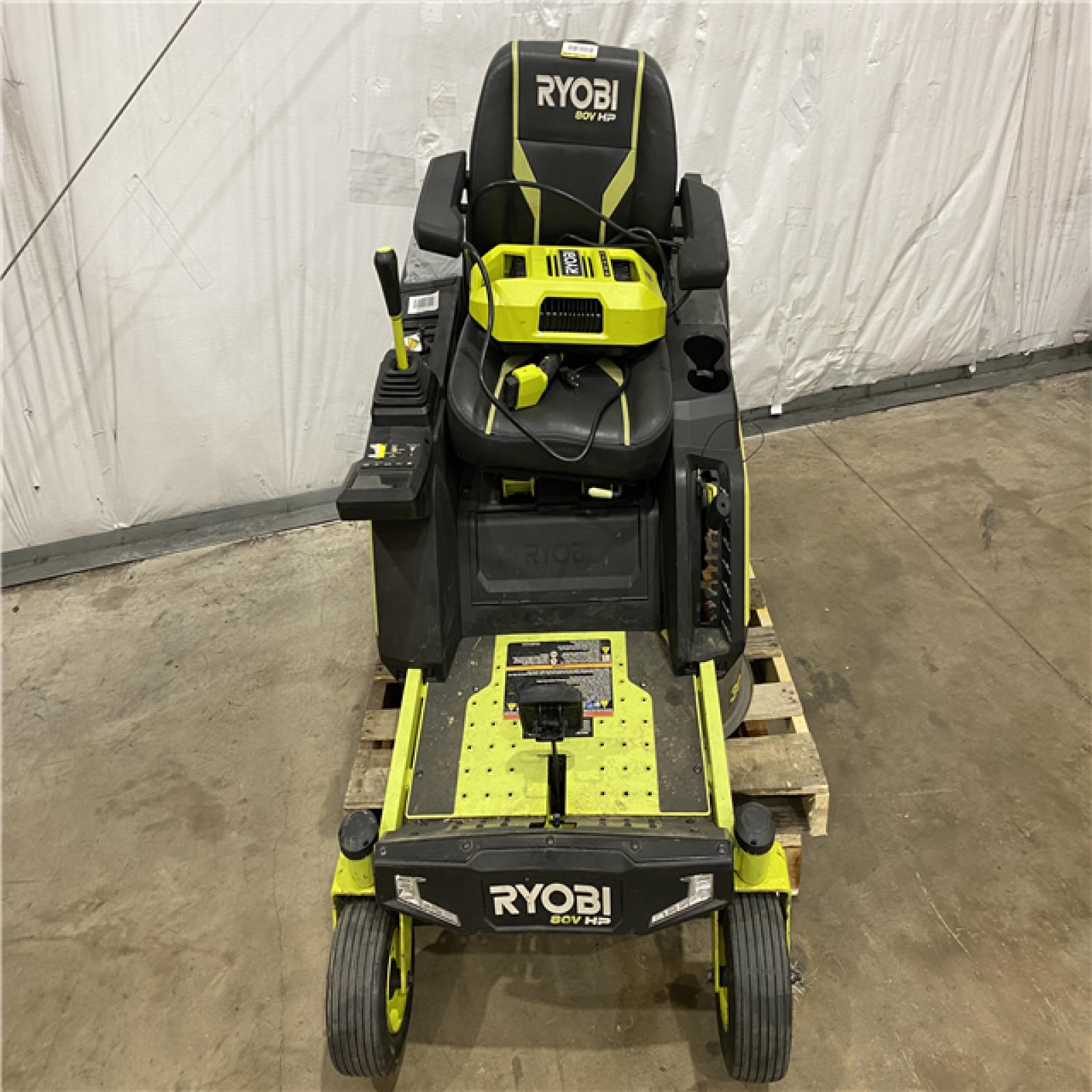 Houston Location AS IS - Ryobi 80v 30in  Cutting Width Riding Mower