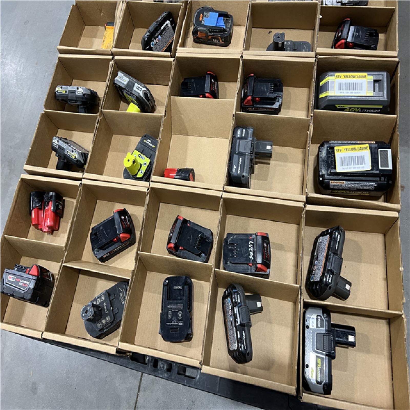 DALLAS LOCATION - AS-IS BATTERY PALLET