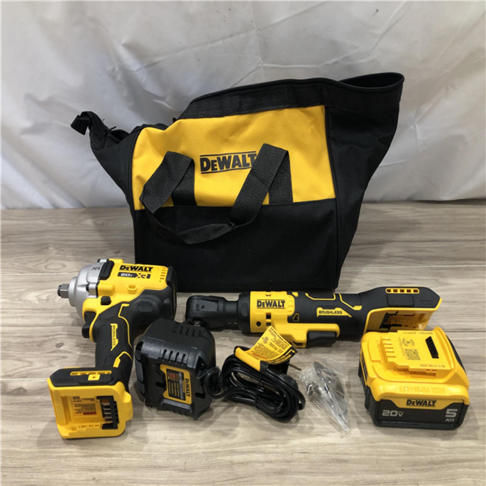 AS-IS DeWalt 20-Volt Lithium-Ion 2-Tool Cordless Combo Kit