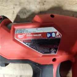 HOUSTON LOCATION - AS - IS Milwaukee FUEL 18-Volt Lithium-Ion Brushless Cordless Gen II 18-Gauge Brad Nailer (Tool-Only)