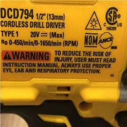 AS-IS DEWALT ATOMIC 20-Volt Lithium-Ion Cordless Brushless (4-Tool) Combo Kit