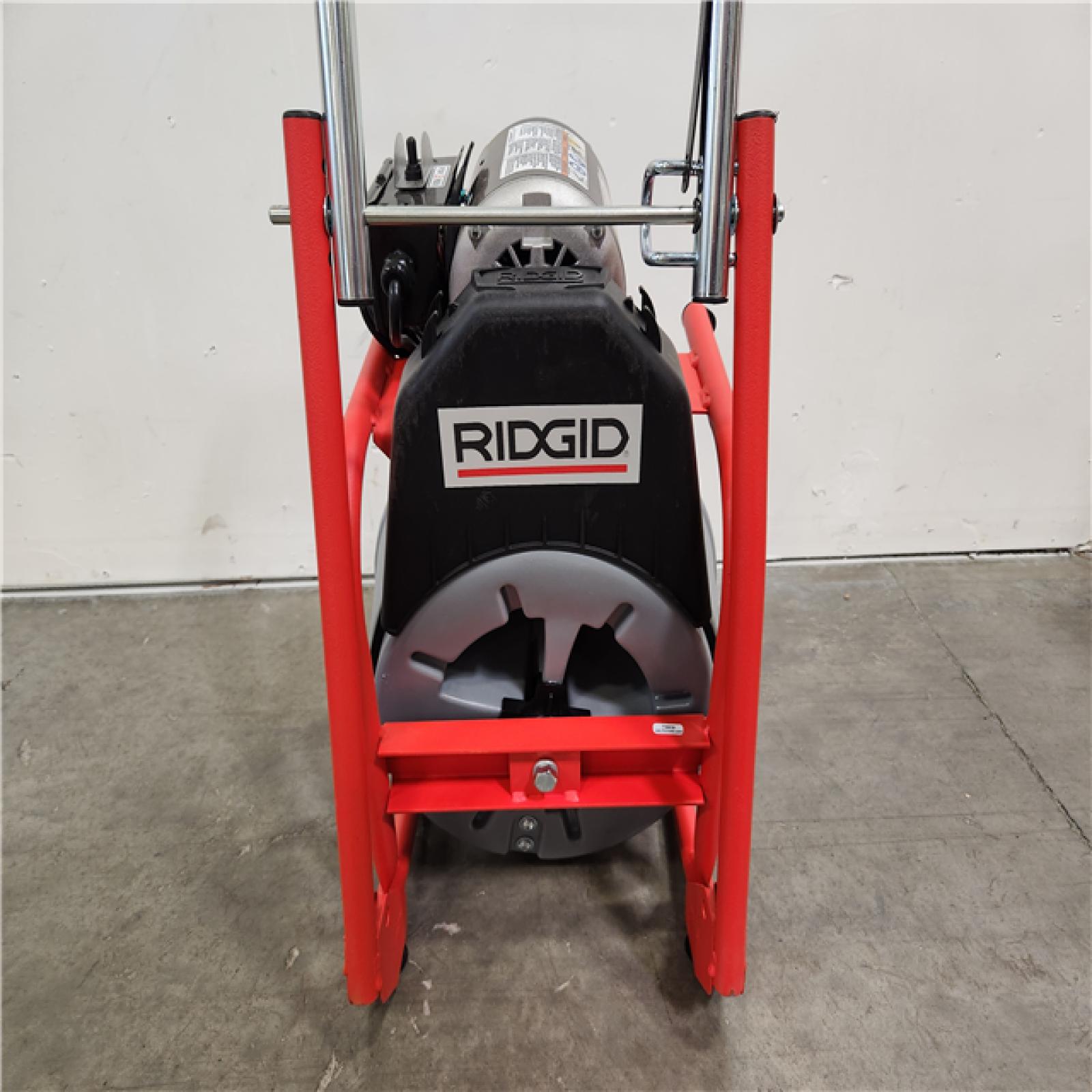 Phoenix Location NEW RIDGID K-400 Drain Cleaning Snake Auger 120-Volt Drum Machine with C-32IW 3/8 in. x 75 ft. Cable + RIDGID Autofeed Accessory Add On/Replacement for K-400 Drain Cleaning Snake Auger Machine, Automatically Feeds Cable In/Out