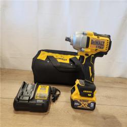 AS-IS- DEWALT 20V MAX* XR 1/2 High Torque Impact Wrench W/ BATTERY & CHARGER