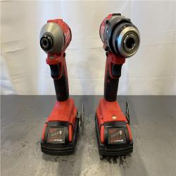 AS-IS - Milwaukee M18 18V Lithium-Ion Brushless Cordless Compact Drill/Impact Combo Kit