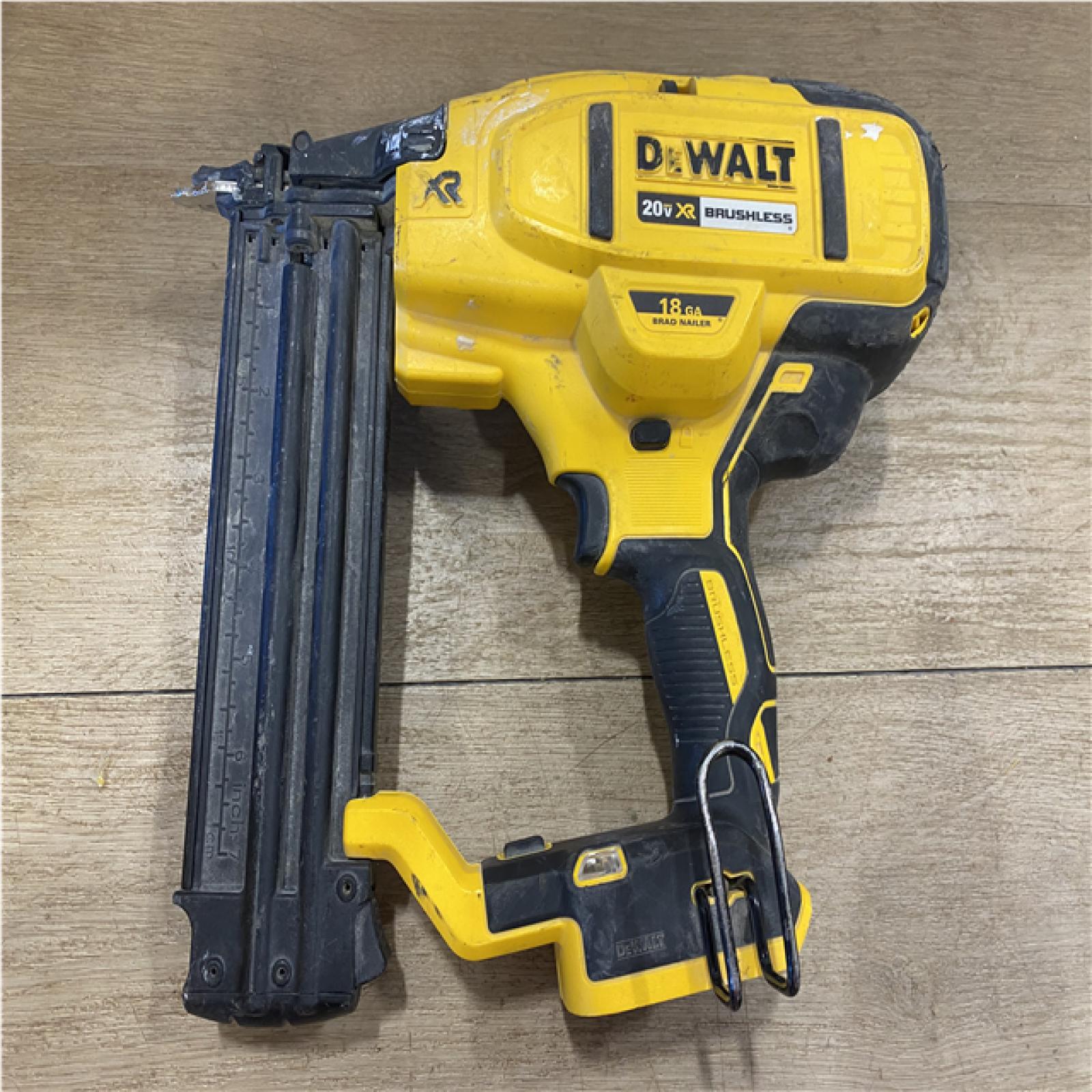 AS-IS DEWALT 20V MAX XR 18 Gauge Cordless Brad Nailer (Tool Only)