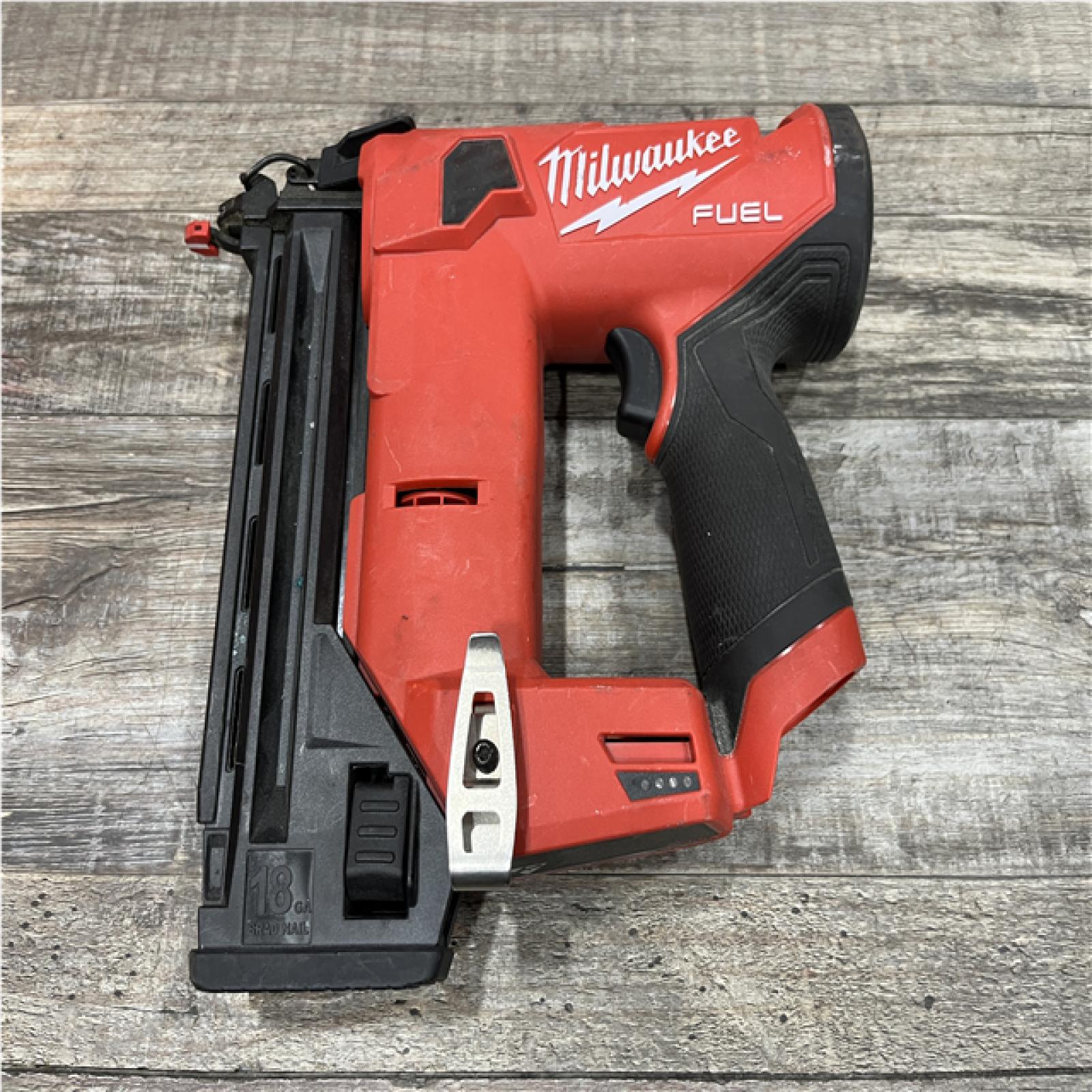 AS-IS Milwaukee FUEL 12-Volt Lithium-Ion Brushless Cordless 18-Gauge 1-1/2 in. Compact Brad Nailer (Tool Only)
