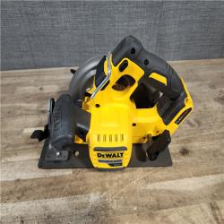 HOUSTON LOCATION - AS-IS DEWALT FLEXVOLT 60V MAX Cordless Brushless 7-1/4 in. Circular Saw with Brake (Tool Only)