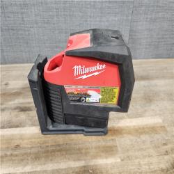 HOUSTON LOCATION - AS-IS Milwaukee Green 125 Ft. Cross Line and Plumb Points Laser Level Kit