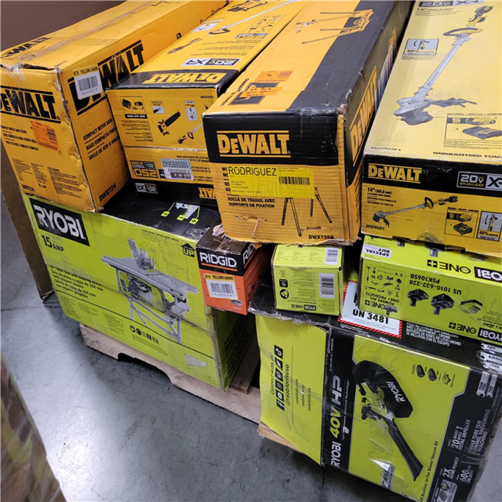 CALIFORNIA AS-IS TOOL PALLET