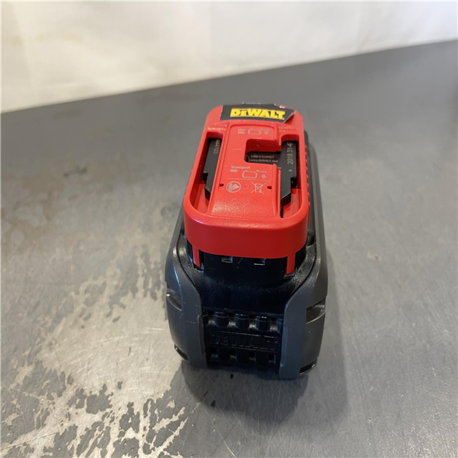 AS-IS - DEWALT FLEXVOLT 20V/60V MAX Lithium-Ion 6.0Ah Battery Pack with 6 Amp Output Charger