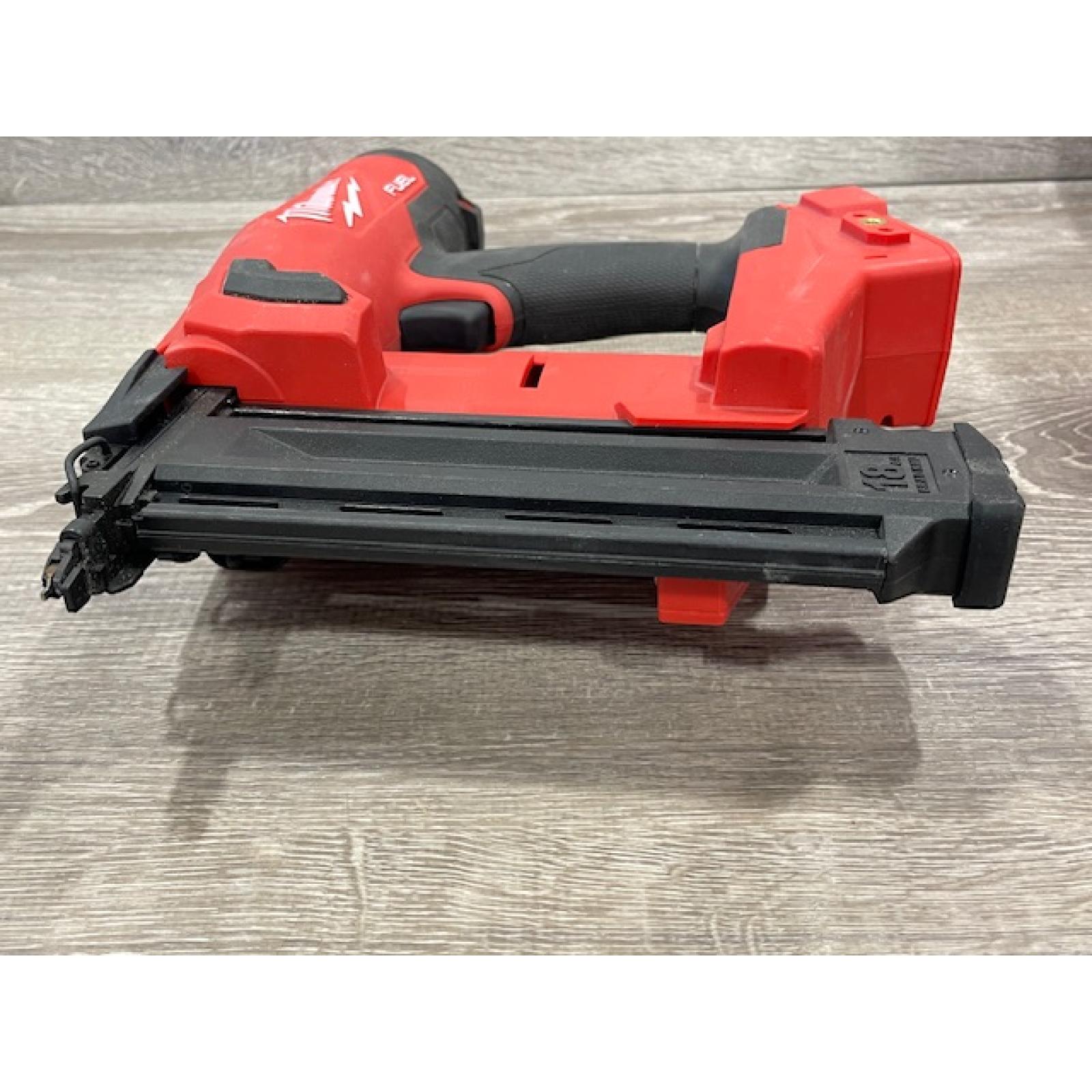 AS-IS Milwaukee FUEL 18-Volt Lithium-Ion Brushless Cordless Gen II 18-Gauge Brad Nailer (Tool-Only)