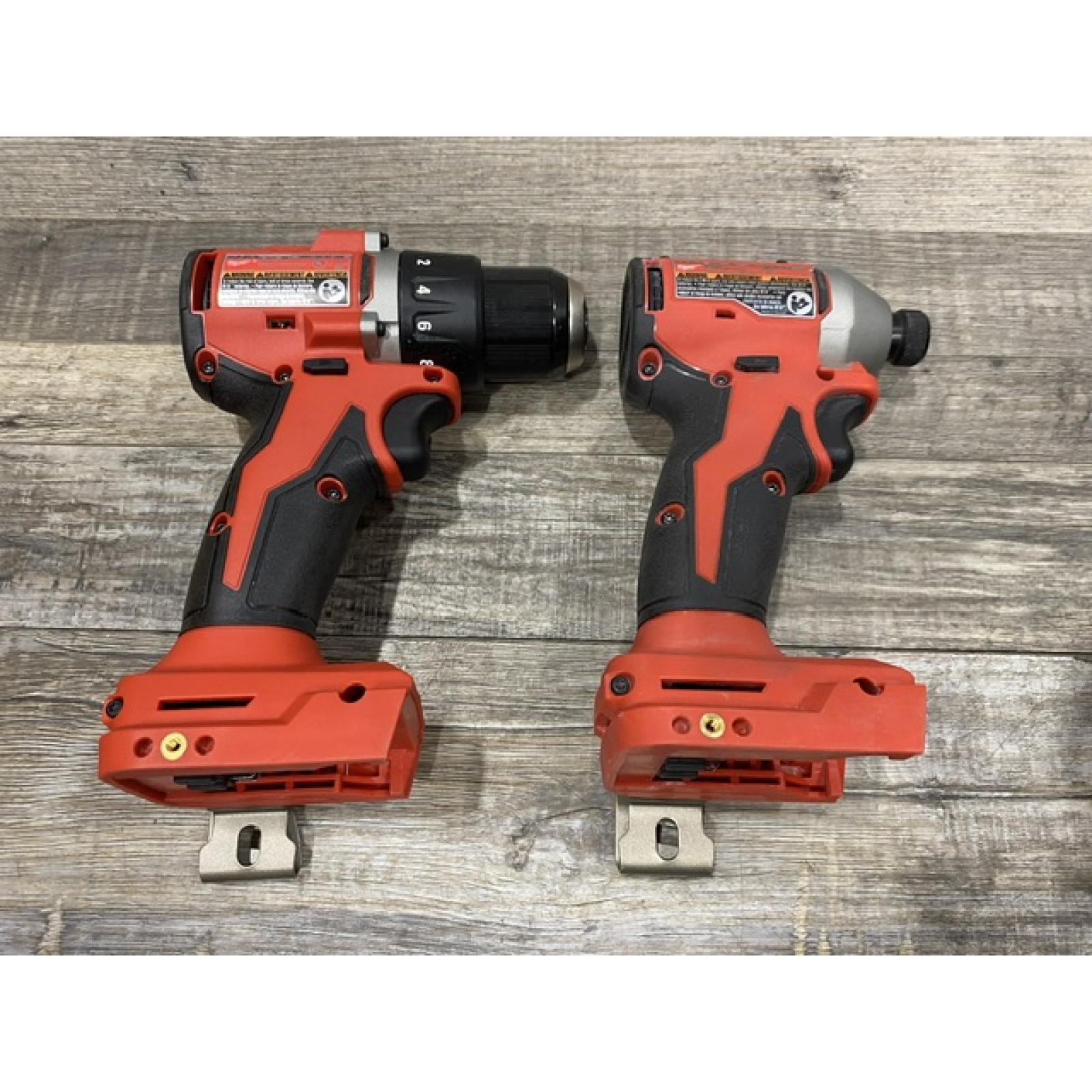 AS-IS Milwaukee 18V Lithium-Ion Brushless Cordless Compact Drill/Impact Combo Kit
