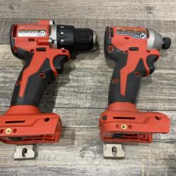 AS-IS Milwaukee 18V Lithium-Ion Brushless Cordless Compact Drill/Impact Combo Kit