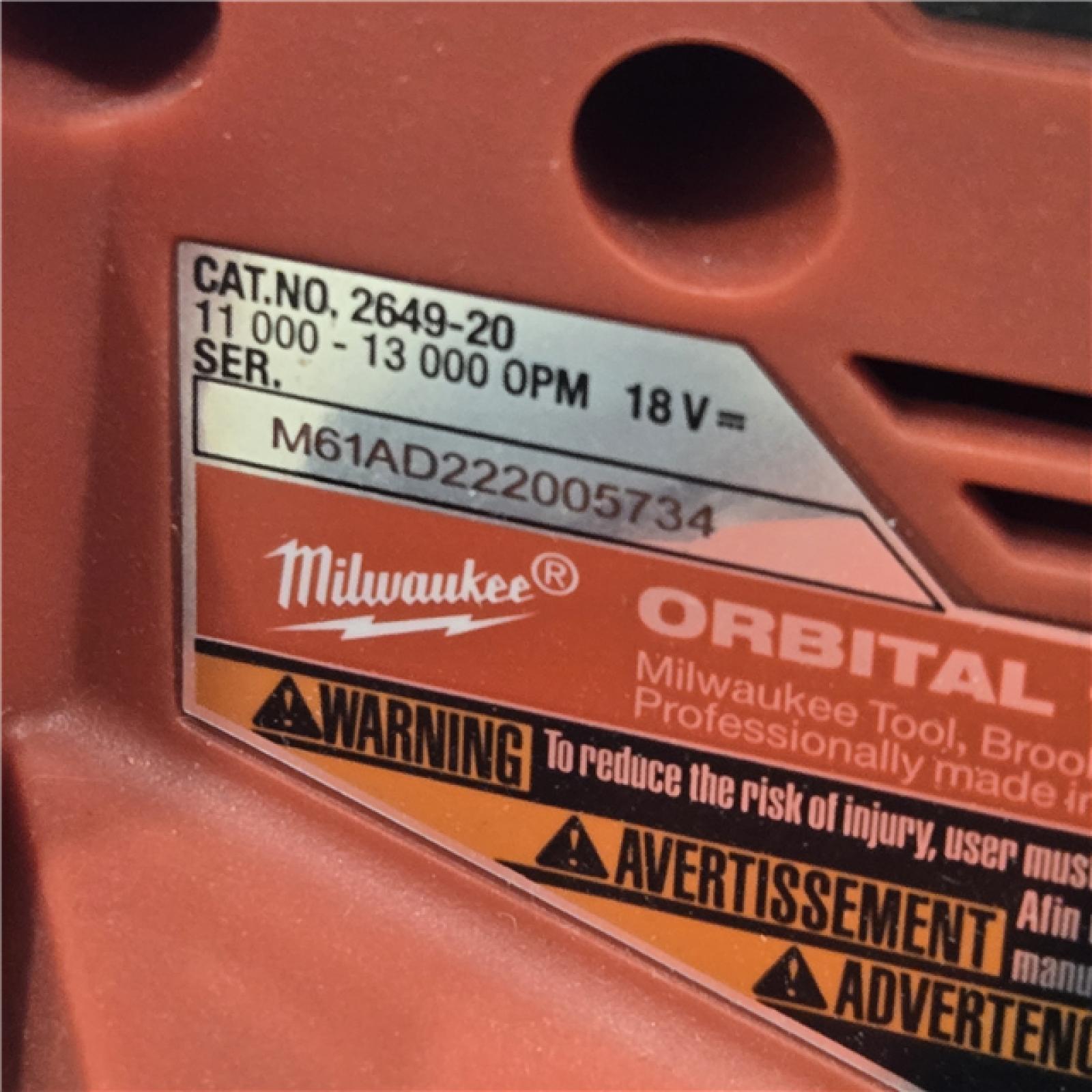 AS-IS Milwaukee 1/4 in. Sheet Sander (Tool-Only)