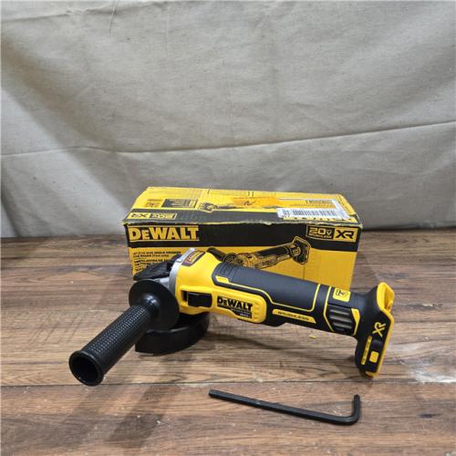 AS-IS DeWalt DCG405B 20V Max XR 4.5-Inch Slide Switch Small Angle Grinder (Tool Only)