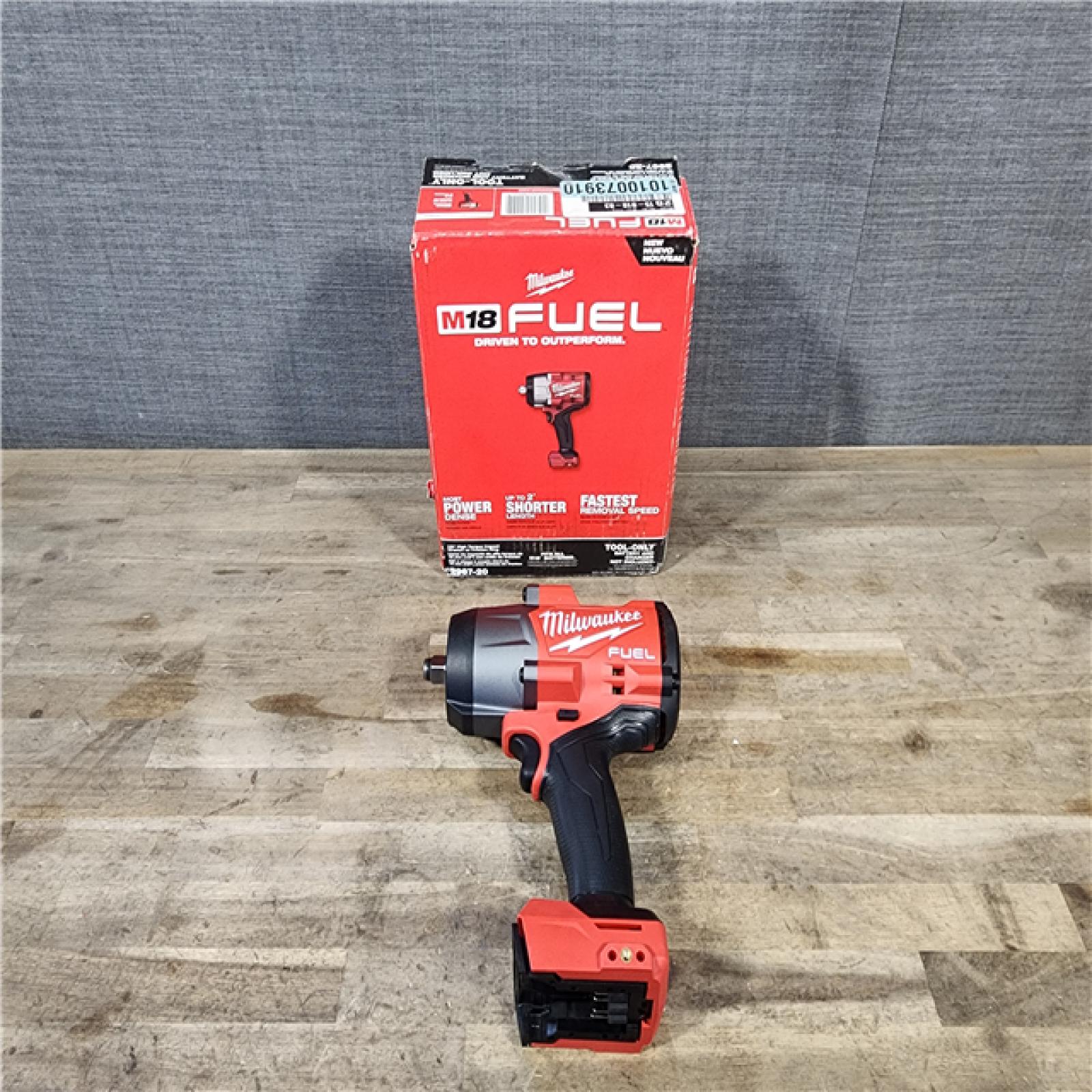 HOUSTON LOCATION - AS-IS (APPEARS LIKE NEW) Milwaukee M18 FUEL 18V Lithium-Ion Brushless Cordless 1/2 in. Impact Wrench with Friction Ring (Tool-Only)