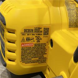 AS-IS DEWALT FLEXVOLT 60V MAX Cordless Brushless 7-1/4 in. Circular Saw with Brake (Tool Only)