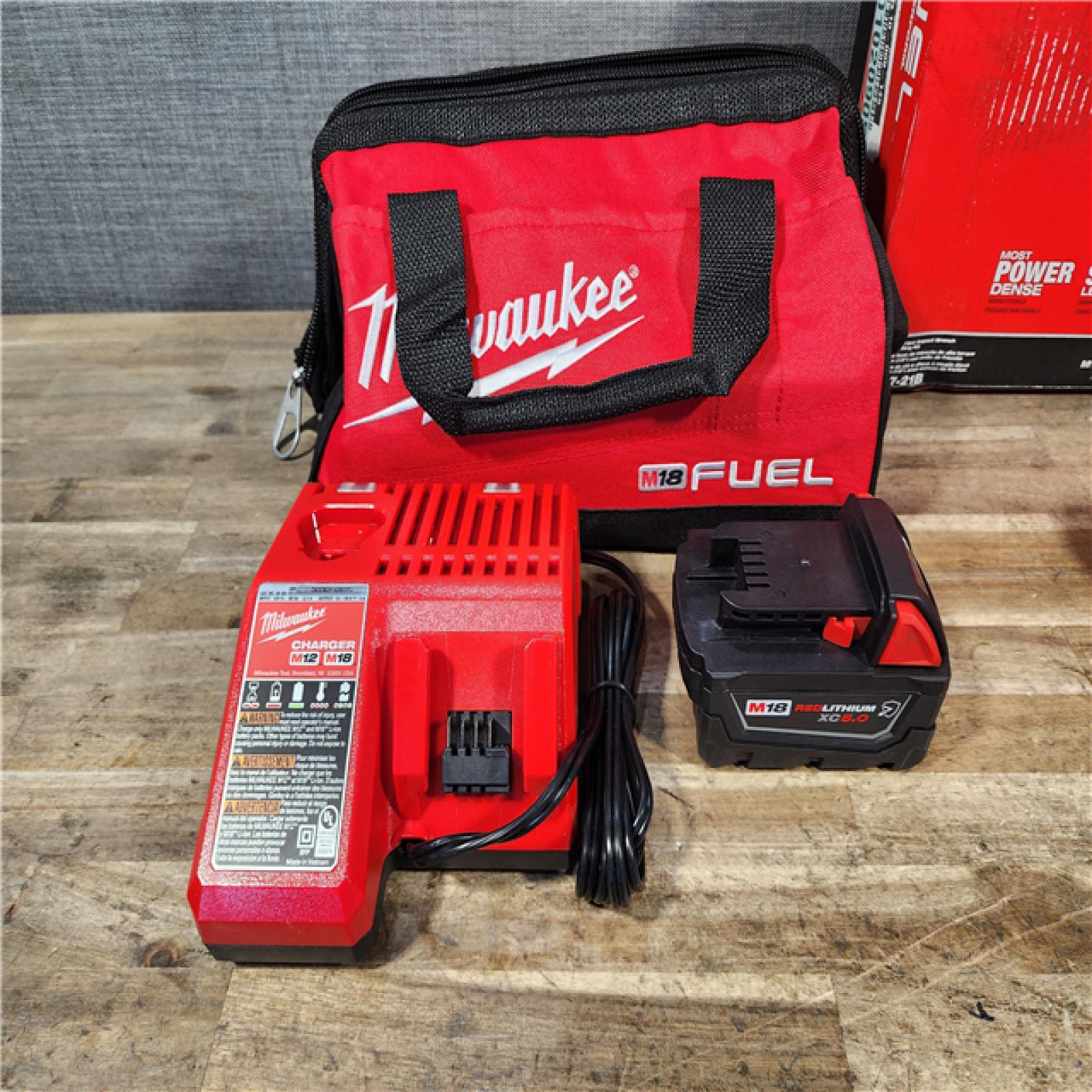 HOUSTON LOCATION - AS-IS Milwaukee FUEL 18V Lithium-Ion Brushless Cordless 1/2 in. Impact Wrench w/Friction Ring Kit