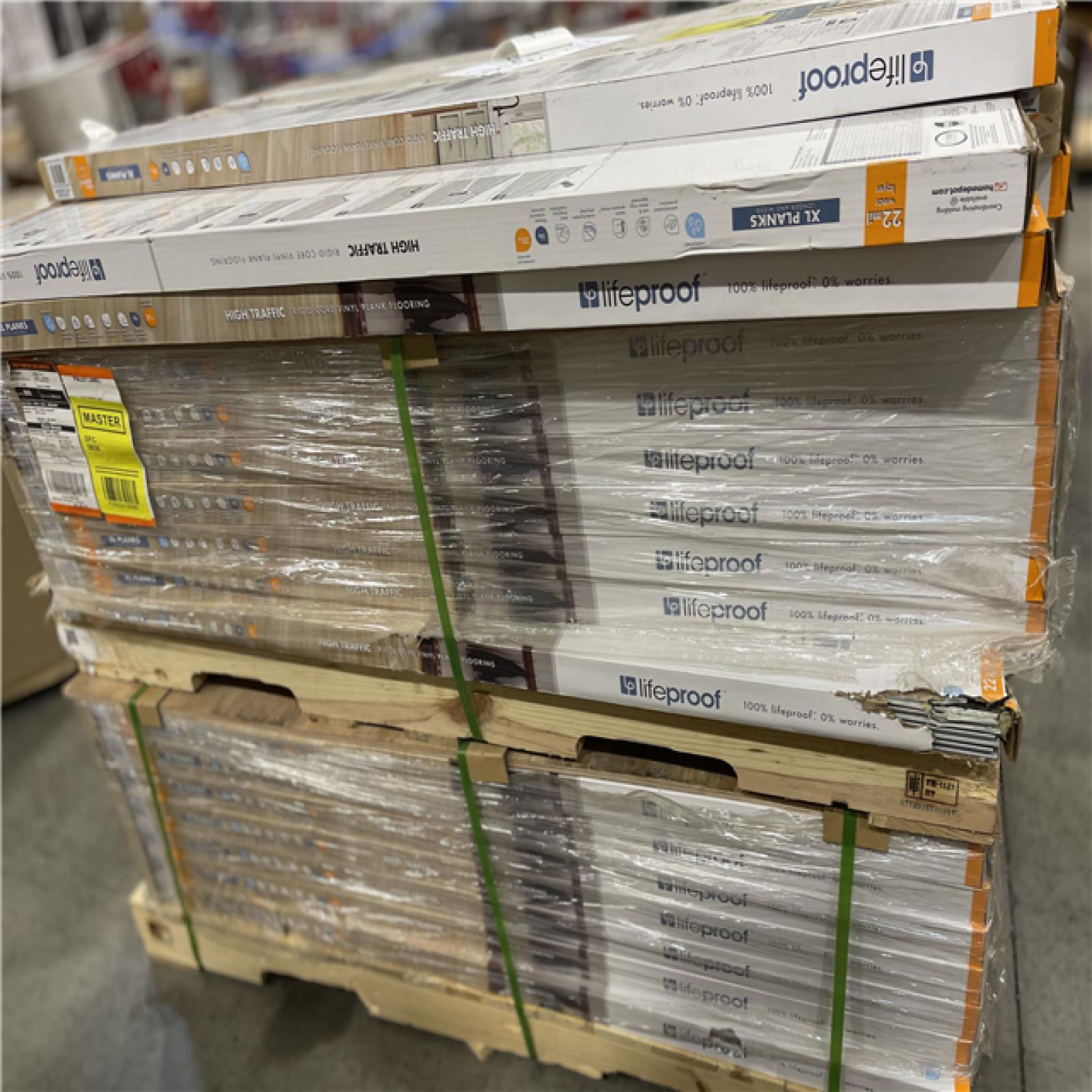 DALLAS LOCATION - Lifeproof Bailey's Beach Oak 22 MIL x 8.7 in. W x 59 in. L Click Lock Waterproof Luxury Vinyl Plank Flooring (25 sqft/Case)-(66 CASES)